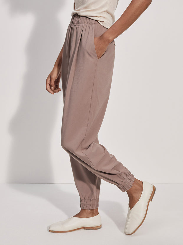 Varley Enzo Snap Cuff Easy Pant 26.5 Deep Taupe