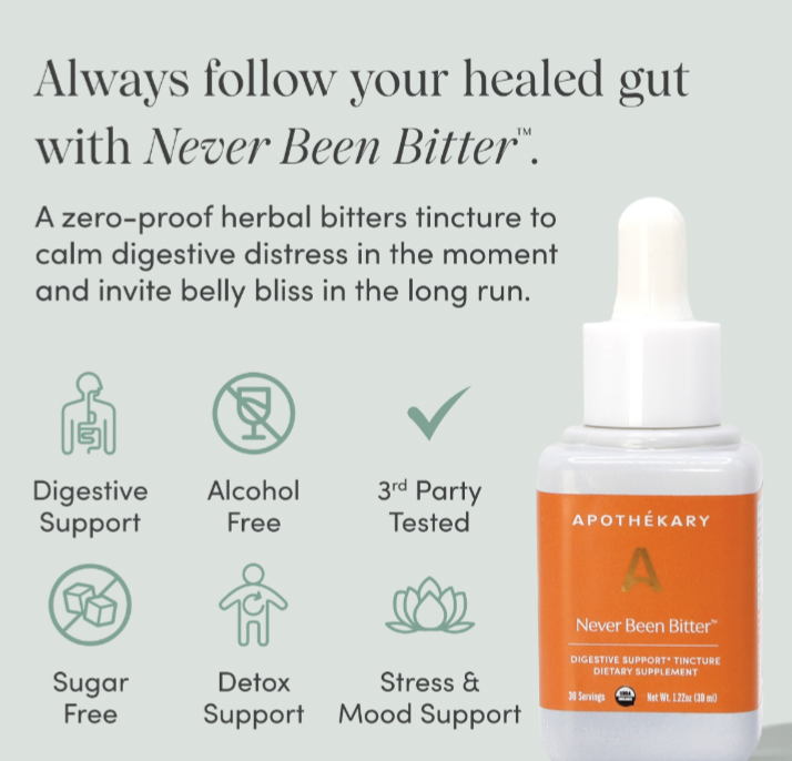 Never Been Bitter™ - digestive & gut support tincture