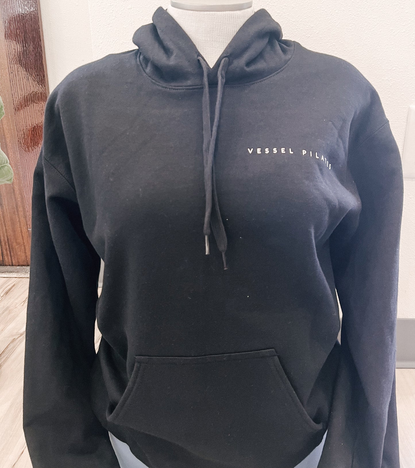 Vessel Black Hoodie LONG with Vessel Circle