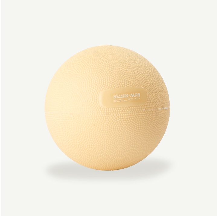 Gymnic® Myofascial Ball Intermediate Ball | Medium Density | 6" DIA (White)