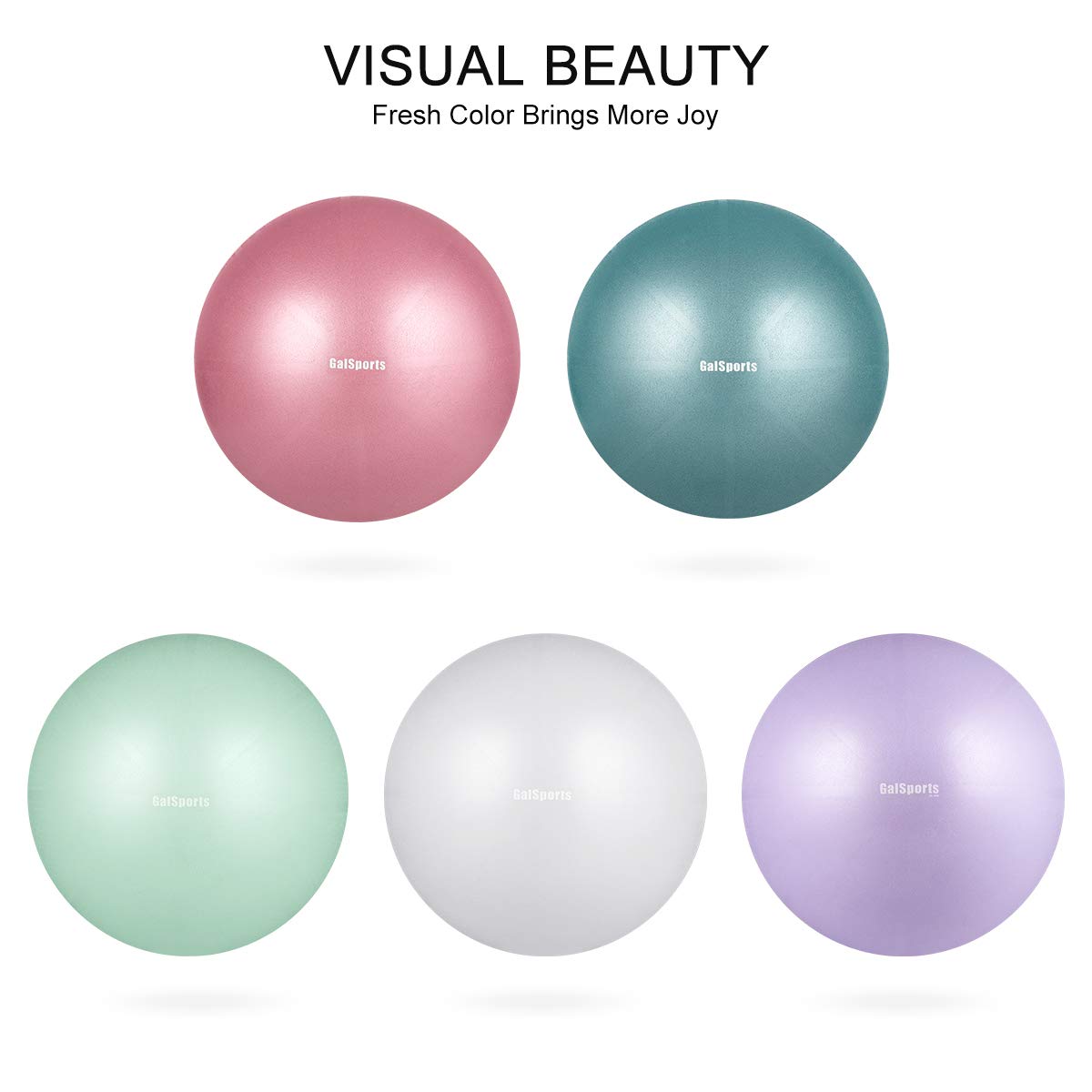 GalSports Exercise Ball 55cm Bright White