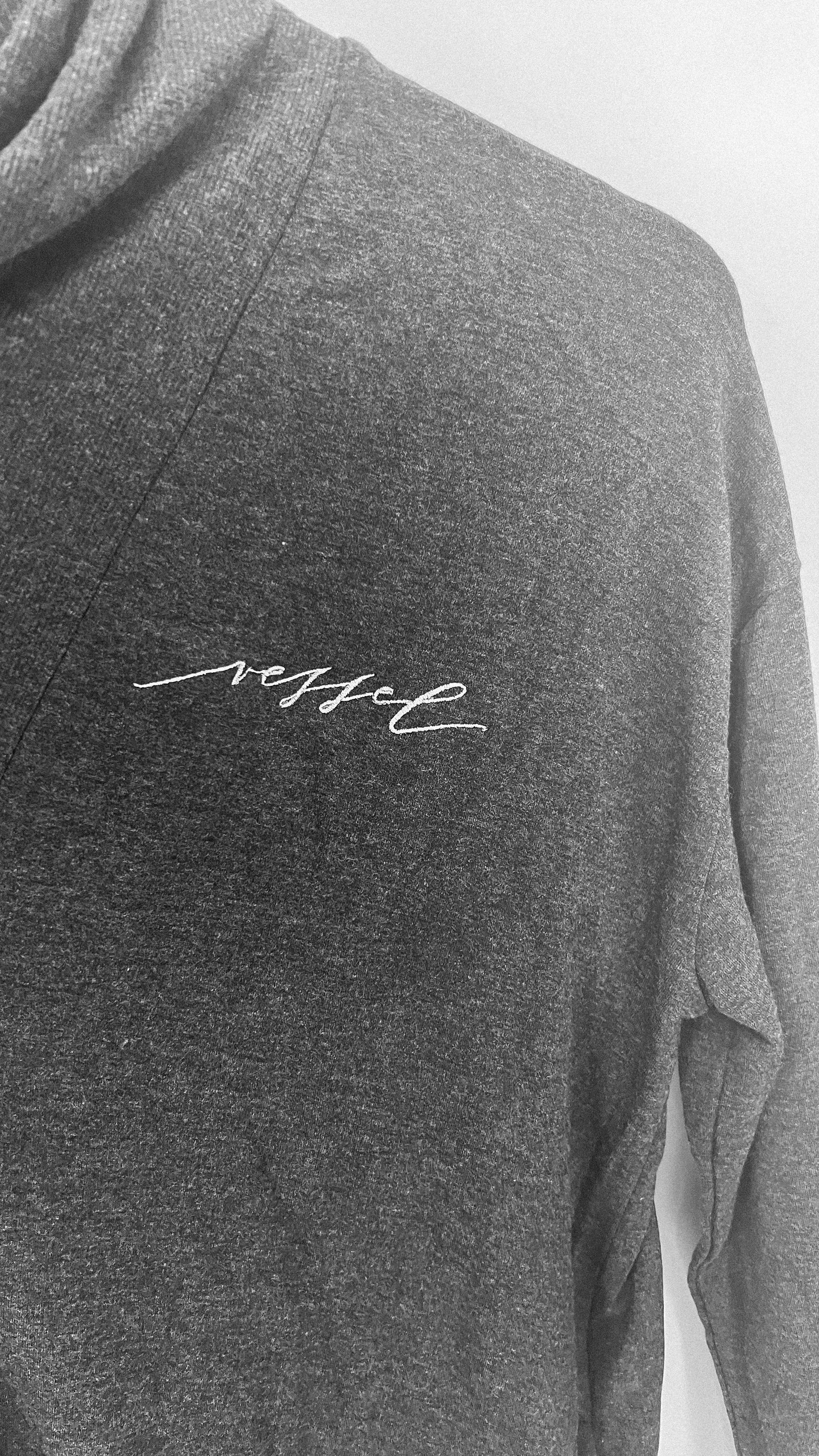 Vessel Longline Open-Front Cardigan with Back Yoke Mono B