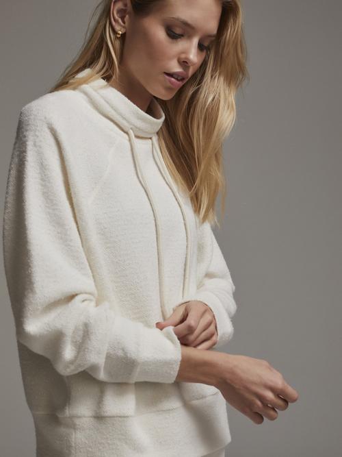 Varley Maceo Textured Sweat * Ivory