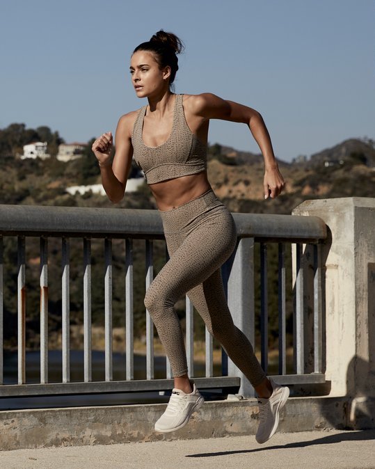 Varley Luna Legging High Rise 7/8 - Taupe Feather