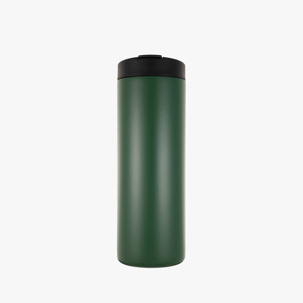 Custom Logo Skinny Tumbler with Flip Lid | 16oz Insulated
