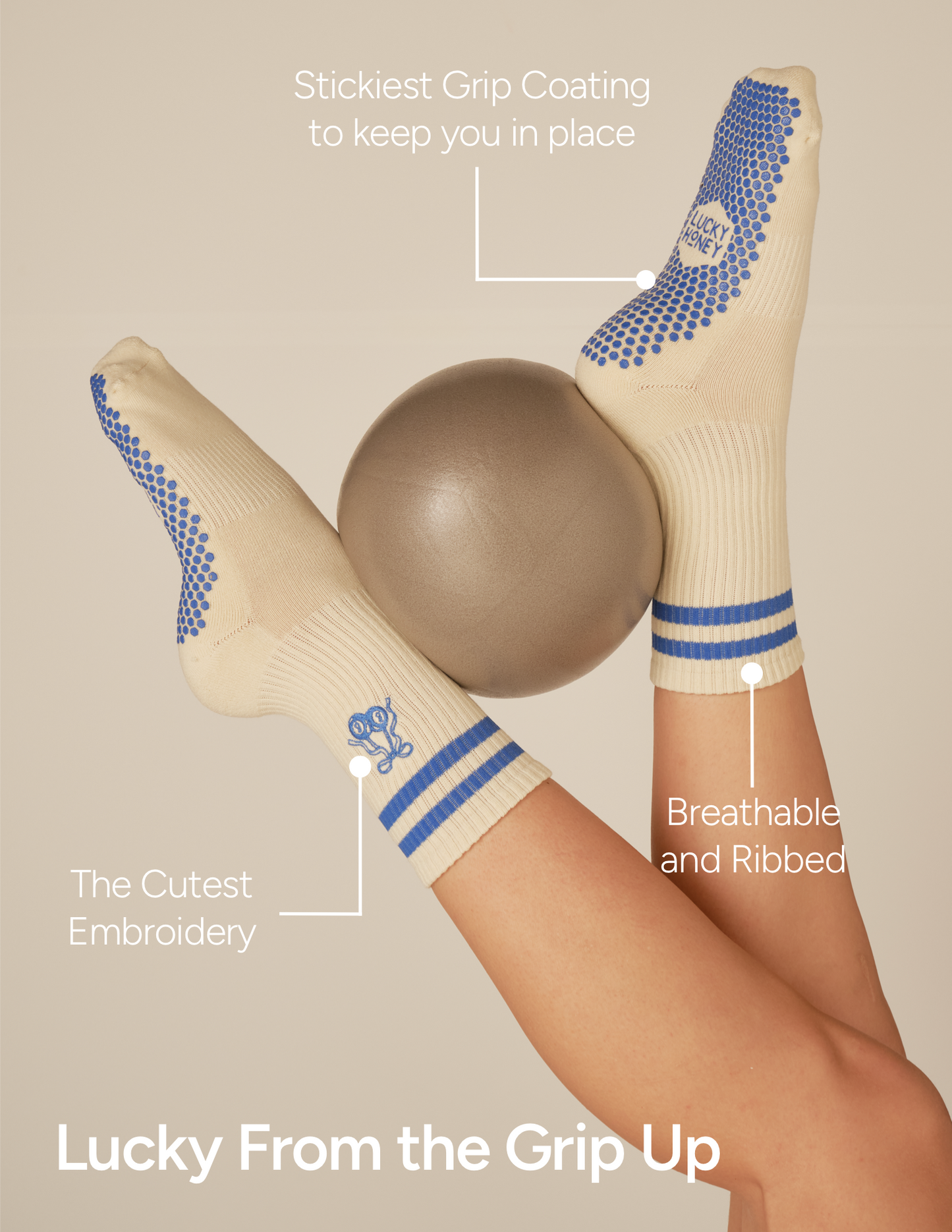 The Elle Grip Sock