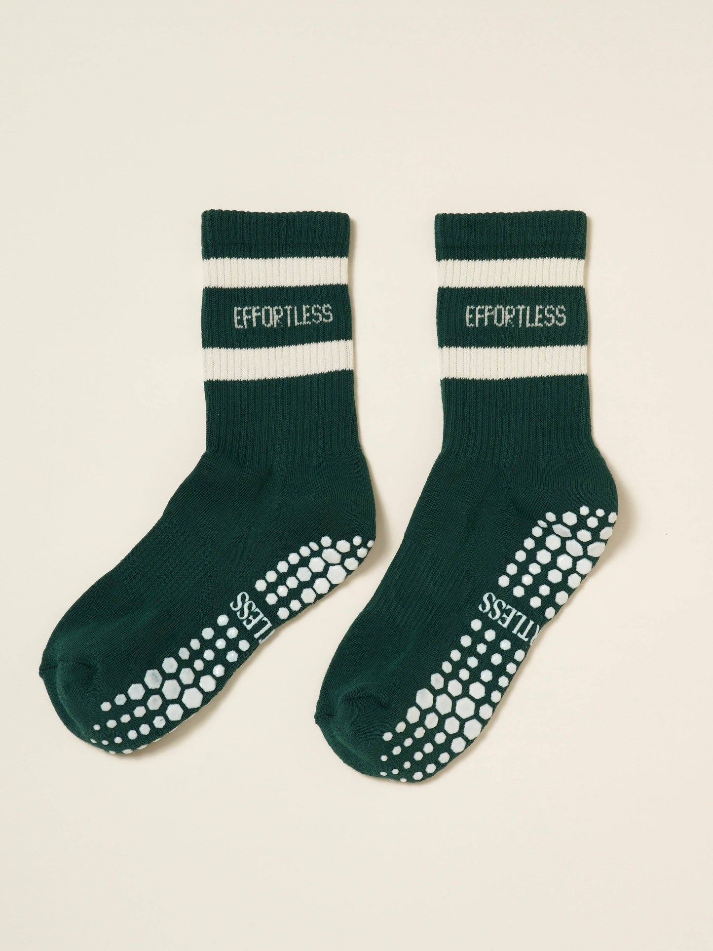 😌 Effortless Club Signature Grip Sock, Pilates Socks