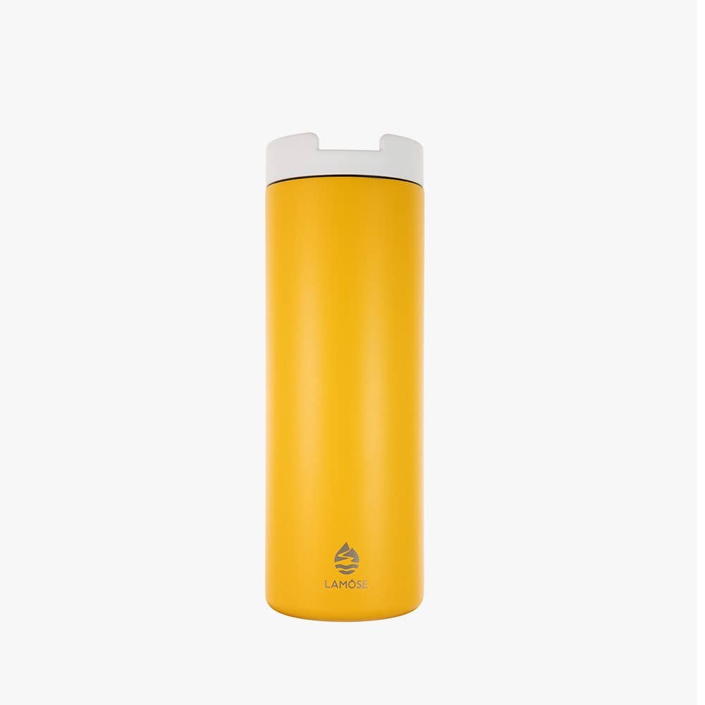 Custom Logo Skinny Tumbler with Flip Lid | 16oz Insulated