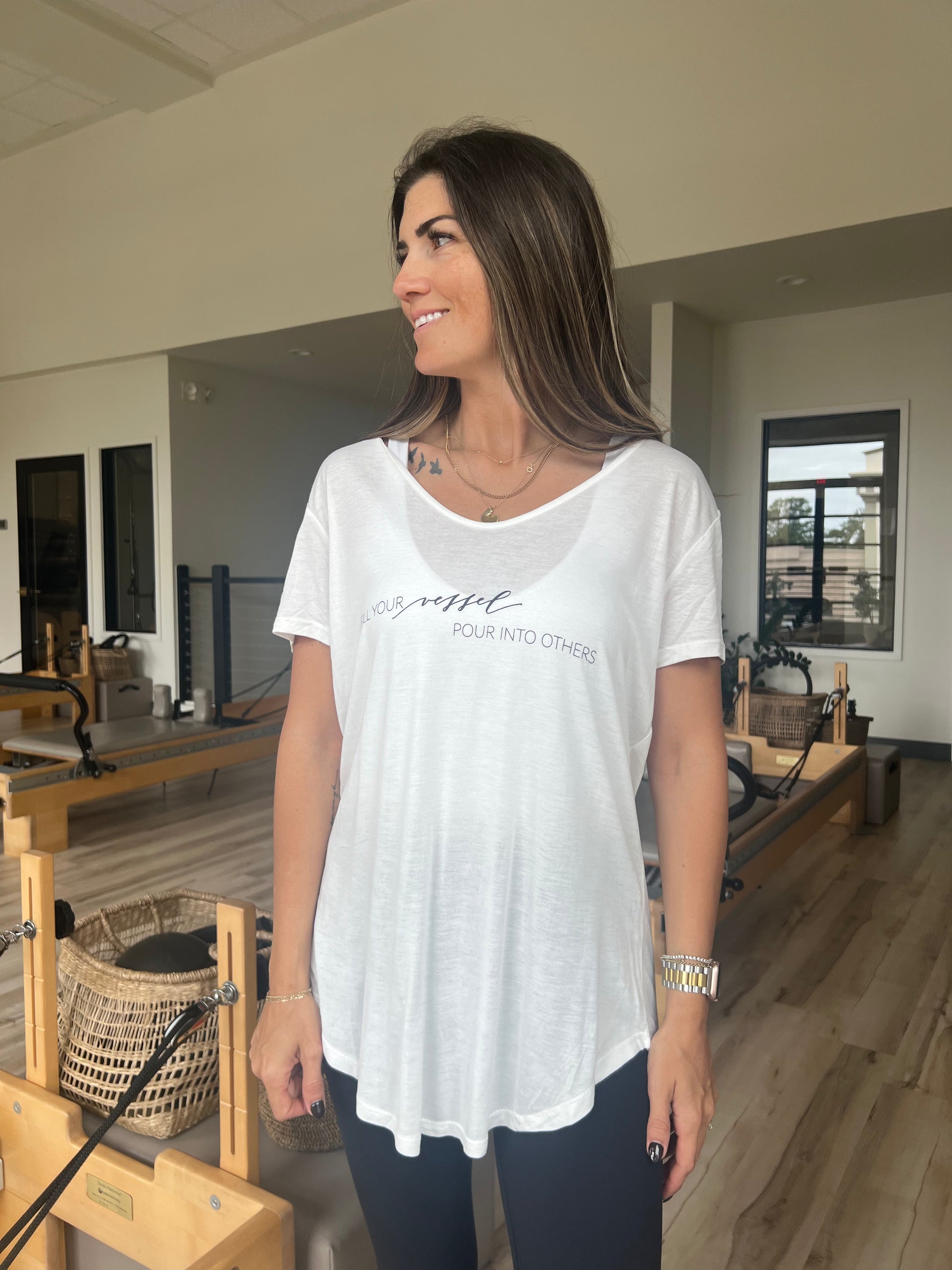 Vessel Essential Wave Side Top Ivory – Vessel Boutique