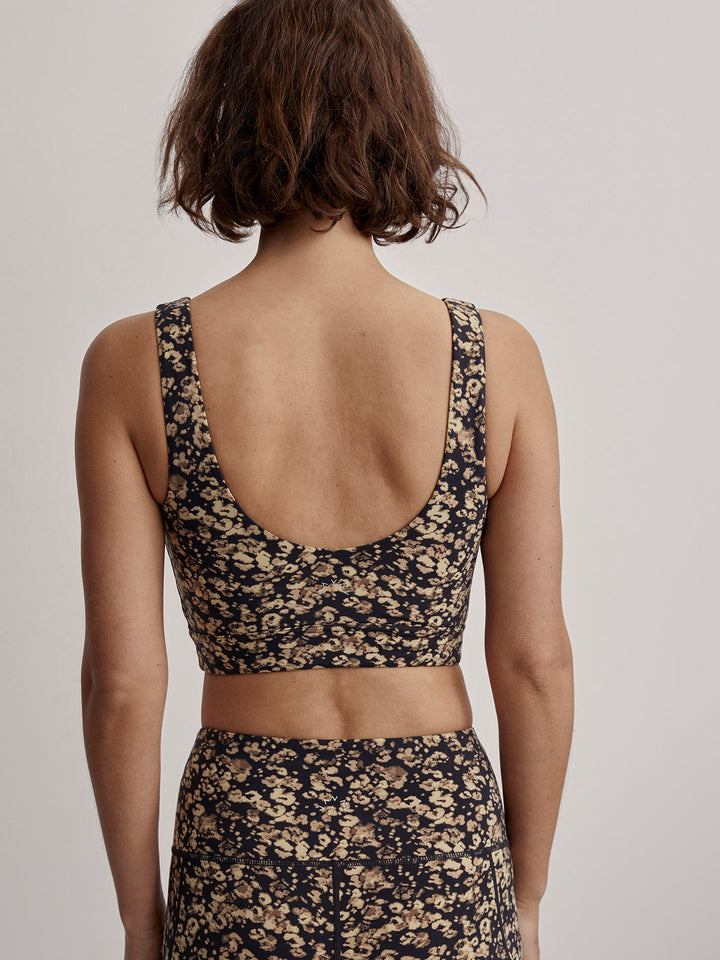 Let's Go Elsie Bra Sand Speckle Leopard