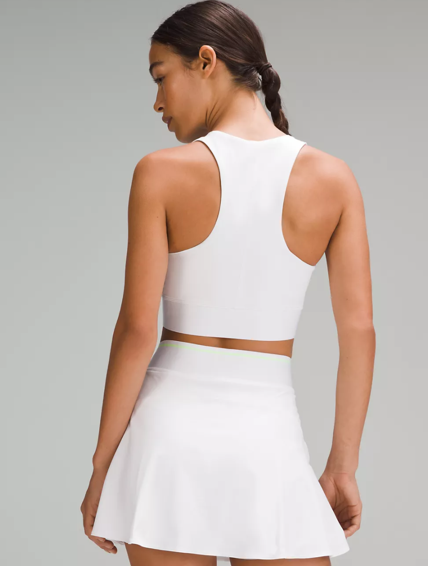 V-Waist Cropped Tennis Tank