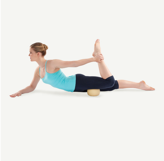 Gymnic® Myofascial Ball Intermediate Ball | Medium Density | 6" DIA (White)