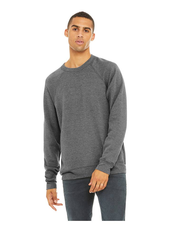 Vessel "I am" Gray Sweatshirt Fleece Crewneck