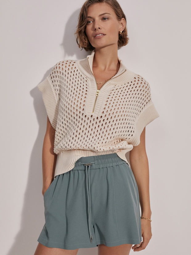 Varley Barket Woven Short Dark Forest