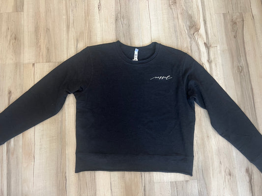 Vessel Long Sleeve charcoal sweatshirt