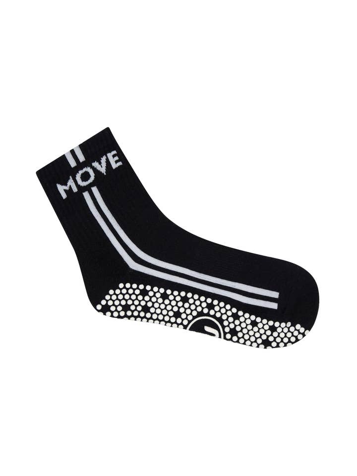 MoveActive Crew Non Slip Grip Socks