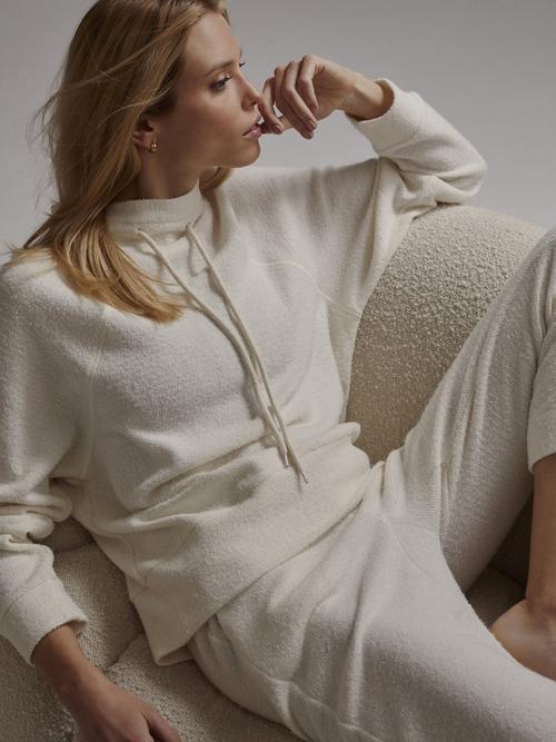 Varley Maceo Textured Sweat * Ivory