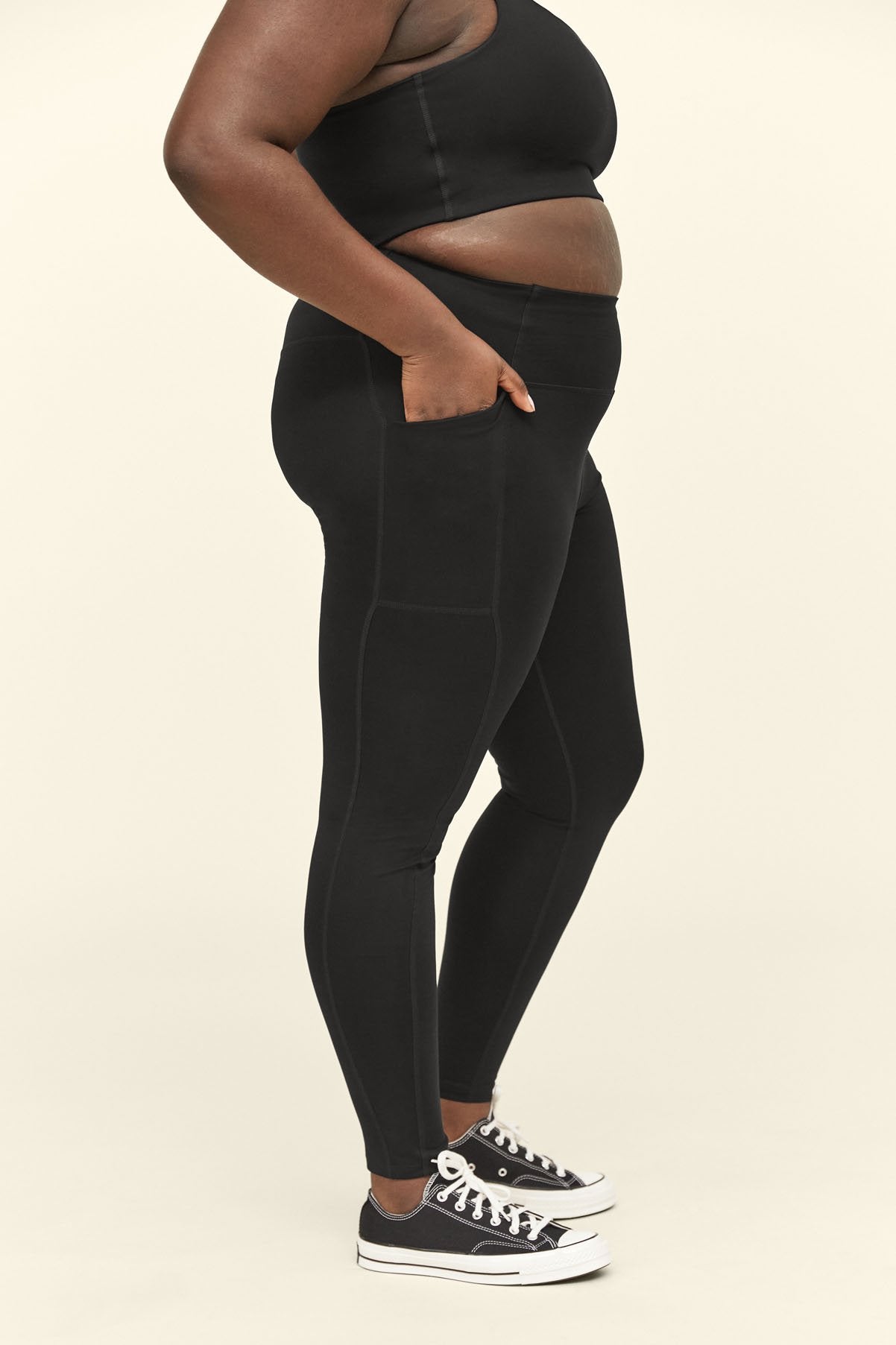 Compressive High-Rise Pocket Legging - 23-3/4"